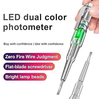 Voltage Tester Pen with Screwdriver (Pack of 2) (SVK-03)