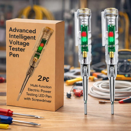 Voltage Tester Pen  with Screwdriver (Pack of 2) (SVK-03)